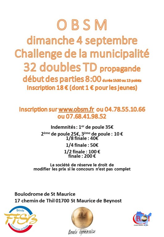 Concours double 32 TD