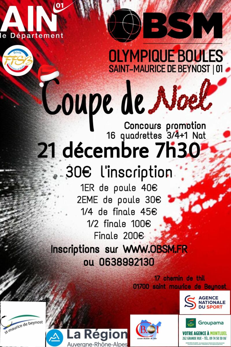 coupe de Noel 16q 3/4 1 Nat