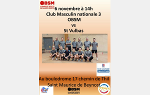 Match club national 3 st Vulbas