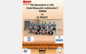 Match club national 3 contre St Priest