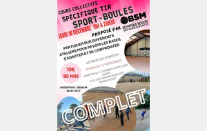 cours collectif specifique tir