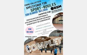 cours collectif specifique tir