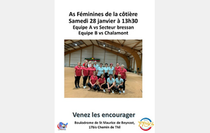 As femines  Equipe B vs Chalamont