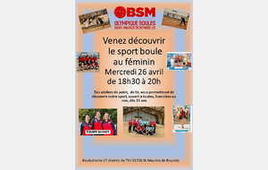Decouverte du sport boule au feminin