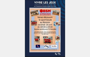 Terre de jeux decouverte sport boule au féminin