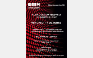 1er concours du vendredi