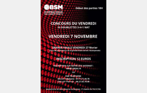 2 ème concours du vendredi 