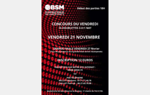 3 ème concours du vendredi 
