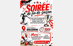 Soirée de fin de saison