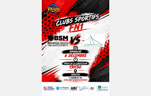 club fn1 vs bourg les Valence