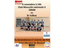 Match club national 3 st Vulbas