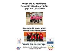 As femines  Equipe A vs Chalamont