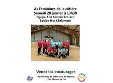 As femines  Equipe B vs Chalamont