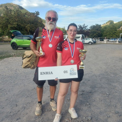 Vice champion de France double mixte d1&d2