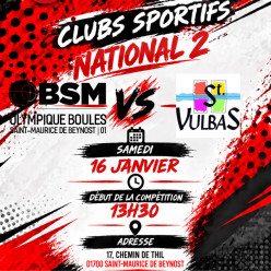 club n2 vs St vulbas